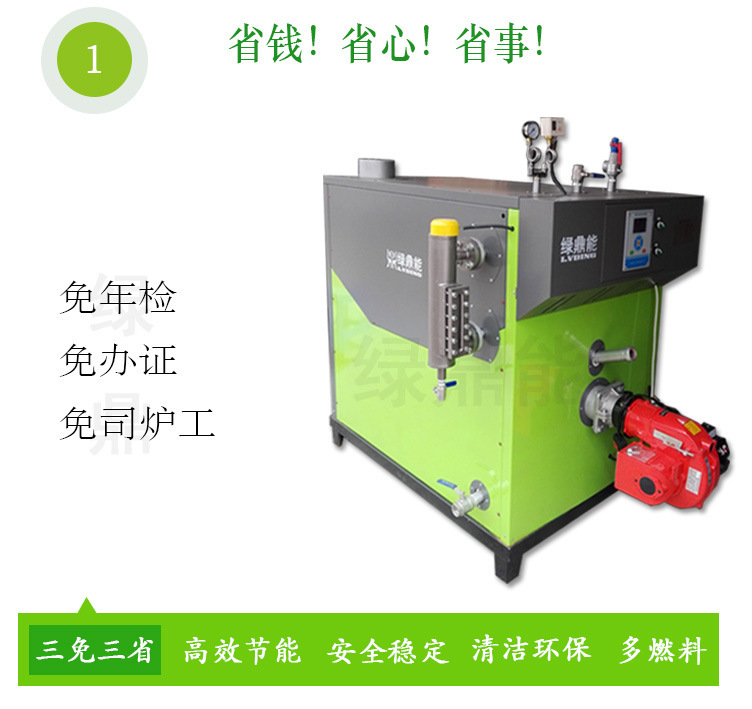 (綠)300kg燃油燃氣蒸汽發生器詳情頁（綠鼎能源）2017