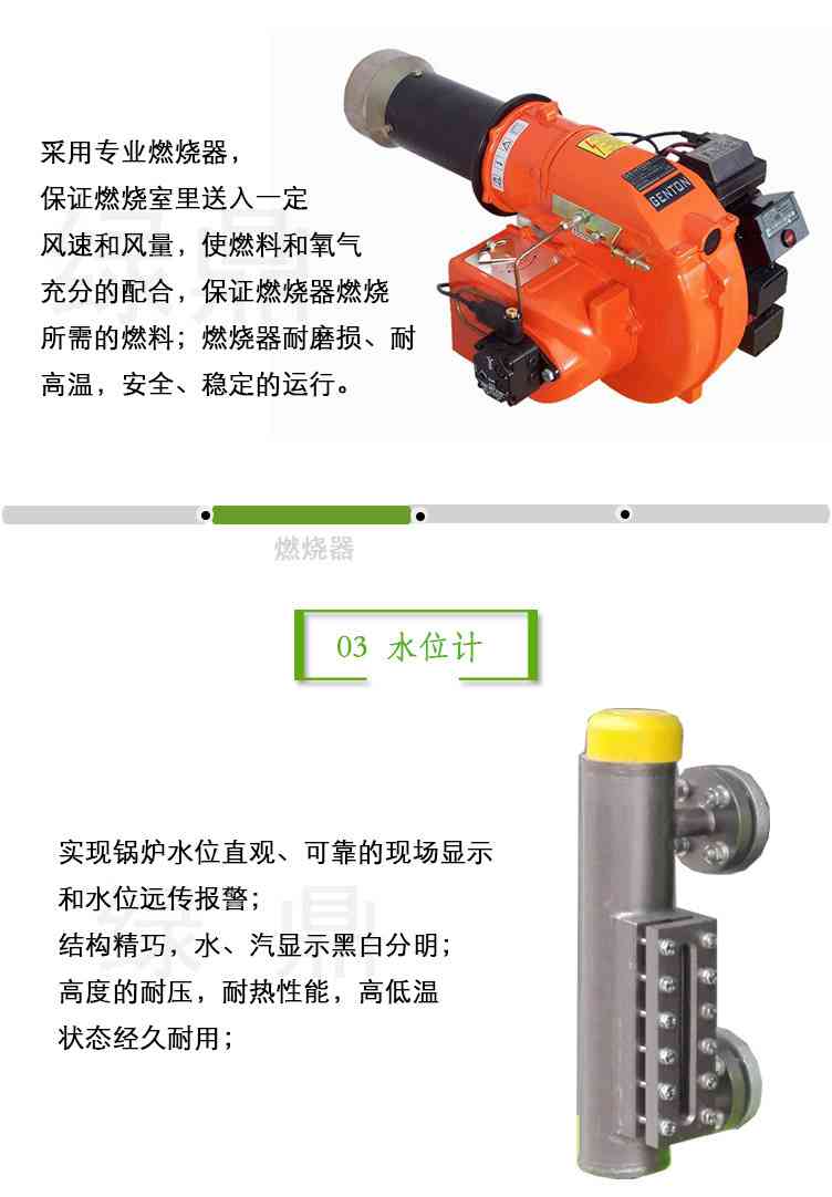 (綠)300kg燃油燃氣蒸汽發生器詳情頁(綠鼎能源)2017