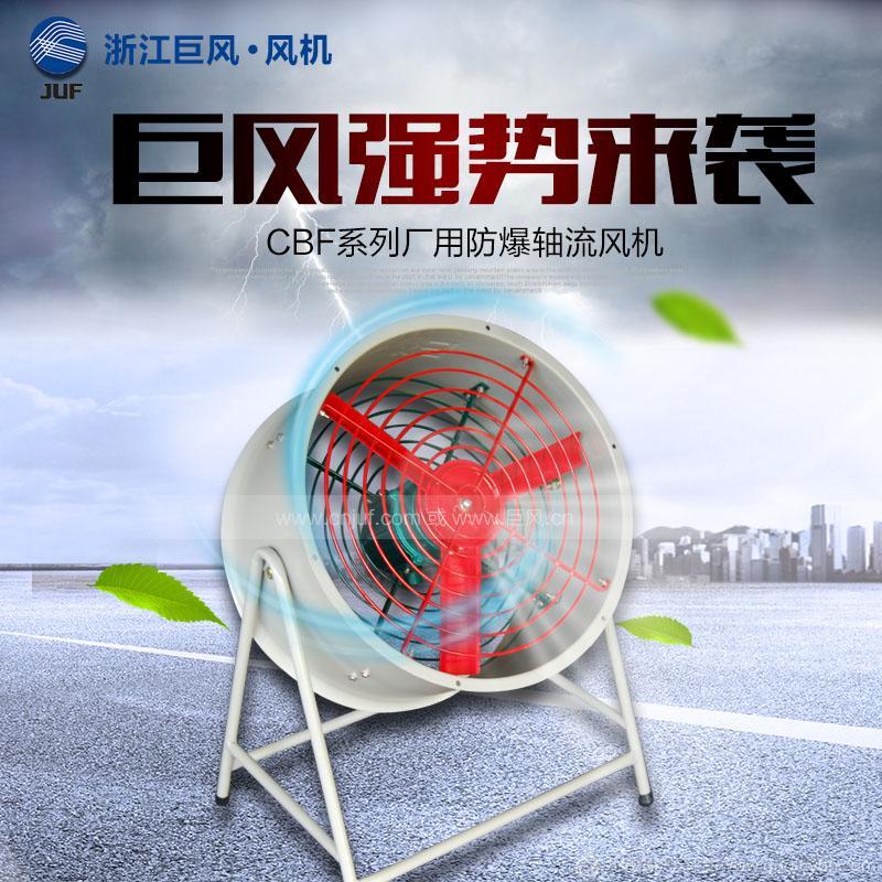 供應浙江巨風CBF-400崗位式散熱通風防爆軸流風機